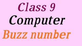 BUZZ Number