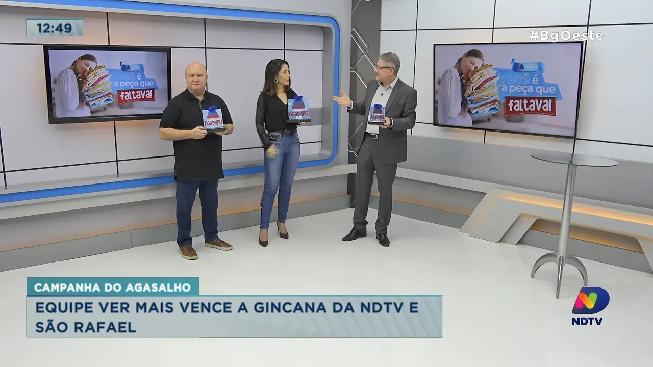 Campanha do Agasalho: Chegou a hora de saber qual equipe venceu a Gincana da NDTV e São Rafael