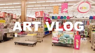 MICHAELS ART STORE OBSESSION Favorite Oil Paints Paint Brushes - July Vlog PT 1