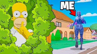 Ranked Hide & Seek in Fortnite Simpsons