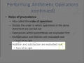 2 - 2 Performing arithmetic operations