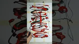 رسم تابلوه تجريدي  رسم تابلوه تجريدي