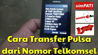 🔴Transfer pulsa ke operator lain. 