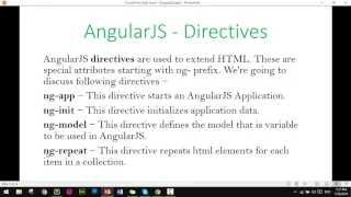 AngularJS Tutorial part 04 angularjs directives