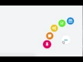 Animated circular pop-up navigation