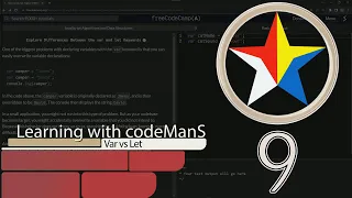 JavaScript Basic 9 Var vs Let FreeCodeCamp JS Algorithms and Data Structures
