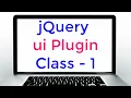 jQuery bangle tutorial class - 3 jQuery ui plugin