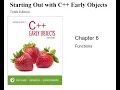 C - Chapter 6 Functions