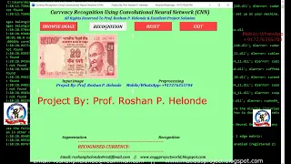 Currency Recognition Using Python Opencv Currency Recognition Using Image Processing Code