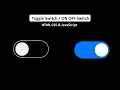 Toggle Switch in HTML CSS JavaScript How to Use Toggle Switch in Your Web RuncodeNow