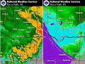 Radar Loop of storm moving through Springfield SD on Labor Day 2016
