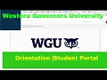 Western Governors University - Orientation Student Portal Intro