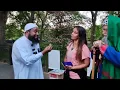 Download Lagu Lady Quran Rejector accused Muslims worshipping A prophet Muhammad Pbuh | speakers corner brAbdullah