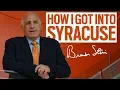How I Got Into Syracuse