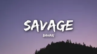 Bahari Savage Lyrics Lyrics Video  Bahari Savage Lyrics Lyrics Video