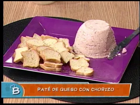Paté de queso con chorizo