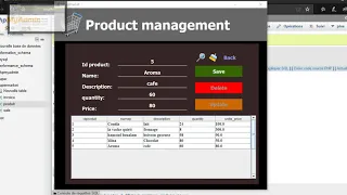 JTable product Java Swing part1