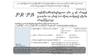 ၂၀၂၃-၂၀၂၄ ဝင်ငွေနှစ် (၁.၄.၂၀၂၃ မှ ၃၁.၃.၂၀၂၄ ထိ) ပုဂ္ဂိုလ်စုဝင်ငွေကြေညာလွှာတင်သွင်းပုံတင်ပြခြင်း
