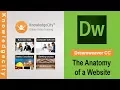 Dreamweaver CC tutorial The Anatomy of a Website Knowledgecity com