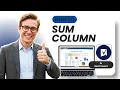 How To Sum A Column In Smartsheet Easy Guide