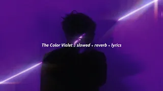 𝙏𝙝𝙚 𝘾𝙤𝙡𝙤𝙧 𝙑𝙞𝙤𝙡𝙚𝙩 𝙨𝙡𝙤𝙬𝙚𝙙 𝙧𝙚𝙫𝙚𝙧𝙗 𝙡𝙮𝙧𝙞𝙘𝙨 