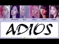Download Lagu EVERGLOW - ADIOS (Easy Lyrics + Indo Sub) by GOMAWO