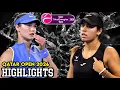 Lagu Anna Kalinskaya vs. Jessica Bouzas Maneiro Highlights | Qatar Open 2026
