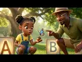 ABC Song for Kids 🌳 Adaya's Picnic Park Adventure | Learn the Alphabet Outside!