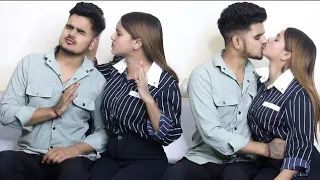 Calling Sister Prank On My So Much Cute Girlfriend Real Kissing Prank Couple Rajput