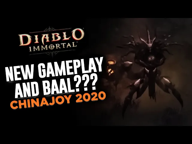 ChinaJoy 2020: Diablo Immortal China shows new gameplay and Baal?