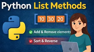 Python List Methods Tutorial for Beginners append remove