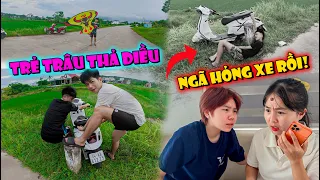 Thảo Đen Ngã Xe Khi Đi Thả Diều Cùng Trẻ Trâu Khiến Chị Hằng Hóng Hớt Vs Thương Lo Lắng Đi Tìm