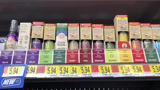 Essential Oils Gems at Walmart in the Pharmacy Dept