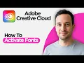 How to Activate Adobe Fonts from Creative Cloud 2026 Full Guide