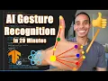 Real Time AI GESTURE RECOGNITION with Tensorflow JS React JS Fingerpose