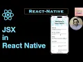 JSX in React Native