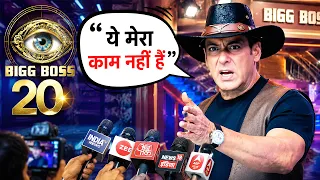 "ये मेरा काम नहीं है" Salman Khan Says When Asked To Pose For Pictures On Bigg Boss 20 Set. Watch