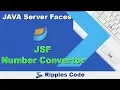 Learn JSF Number Convertor JSF Tutorial Part 28