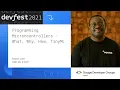 Programming Microcontrollers - What Why How TinyML