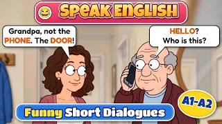 π Speak English | Funny Short Dialogues for Beginners A1βA2 β Family Life
