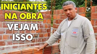 PEDREIROS INICIANTES! SE FIZER ISSO A PAREDE VAI CAIR TENHA MUITO CUIDADO