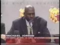 Michael Jordan Age 35 Second Retirement Full Press Conference Special TV Coverage Jan 13 1999
