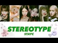 Download Lagu STEREOTYPE(색안경) - STAYC(스테이씨)【 カナルビ / 字幕 / 日本語訳 】