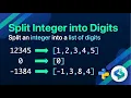Split an Integer Into a List of Digits in Python