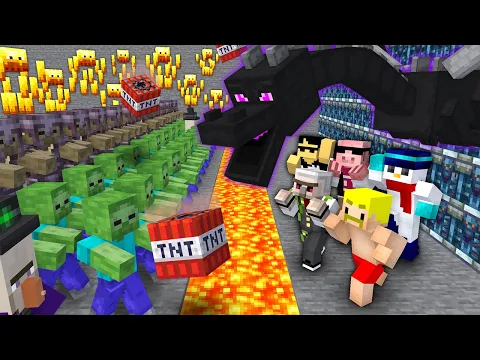 Video Thumbnail: 10000体の史上最強敵軍団 VS 全自動セキュリティ【マイクラ】