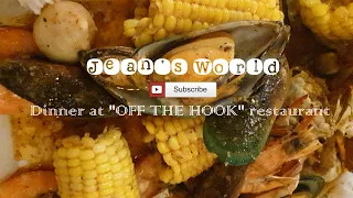 Off The Hook seafood restaurant Dinner at Off The Hook Restaurant Dinner with friends