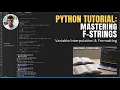 Explaining Python F-Strings to a 9 Year Old