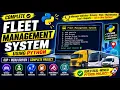 Fleet Management System Using Python OOP Menu Driven Complete Python Project
