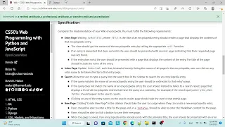 Project Wiki Project 1 of CS50 s Web Programming with Python and JavaScript