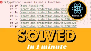 TypeError map is not a function Error in React solved 2024